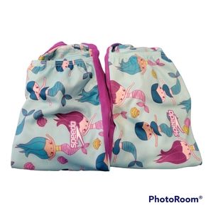 Speedo Pink Mermaid Begin to Swim Cloth Arm Bands Floaties Water Wings